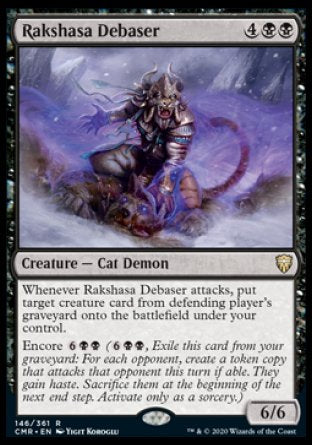(146/361) Magic The Gathering Commander Legends Single: Rakshasa Debaser  Rare