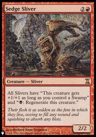 (177) Magic The Gathering The List Single: Sedge Sliver  Rare