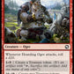 (146) Magic The Gathering Adventures in the Forgotten Realms Single: Hoarding Ogre  Common