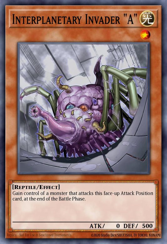 (034) YuGiOh TCG LODT: Light of Destruction Single: Interplanetary Invader A (V.1 - Common)  Common