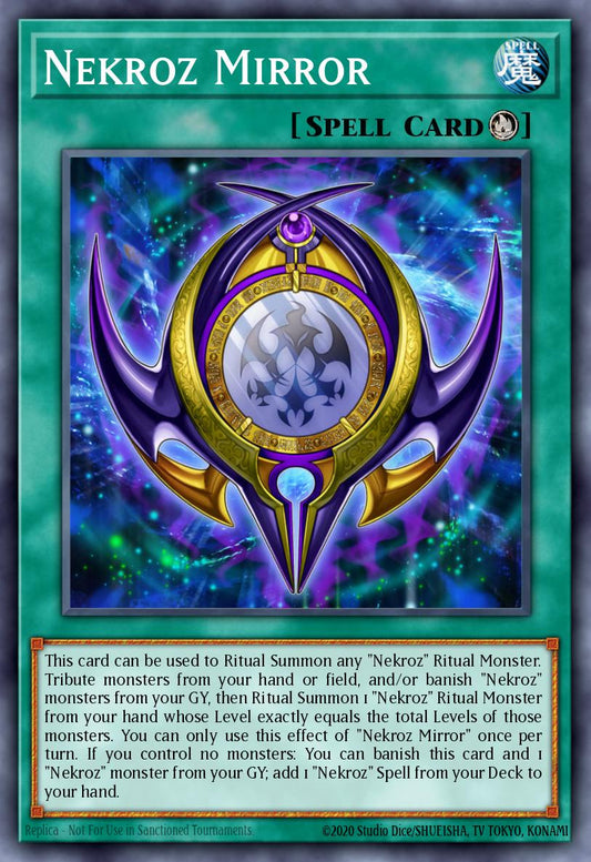 (165) YuGiOh TCG BLMM: Battles of Legend: Monster Mayhem Single: Nekroz Mirror  Ultra Rare