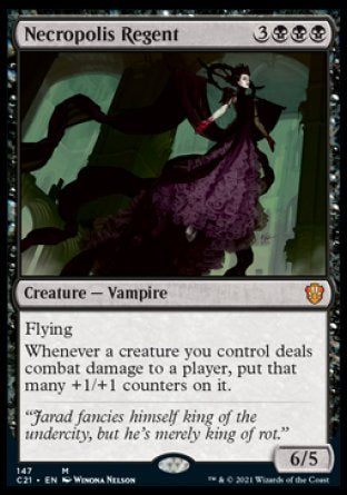 (147) Magic The Gathering Commander: Strixhaven Single: Necropolis Regent  Mythic