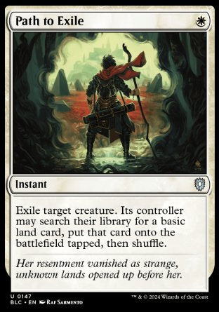 (147) Magic The Gathering Commander: Bloomburrow Single: Path to Exile  Uncommon