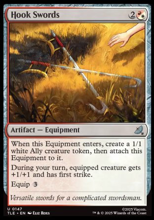 (147) Magic The Gathering Magic: The Gathering | Avatar: The Last Airbender: Eternal Single: Hook Swords  Uncommon