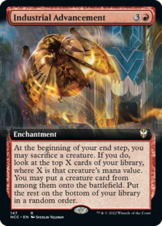 (147) Magic The Gathering Commander: Streets of New Capenna: Extras Single: Industrial Advancement  Rare