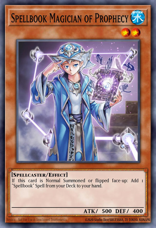 (183) YuGiOh TCG RA04: Quarter Century Stampede Single: Spellbook Magician of Prophecy (V.1 - Platinum Secret Rare)  Platinum Secret Rare