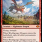 (148) Magic The Gathering Dominaria Remastered Single: Worldgorger Dragon  Mythic