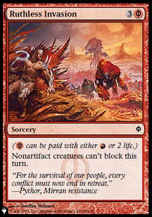 (093) Magic The Gathering The List Single: Ruthless Invasion  Common