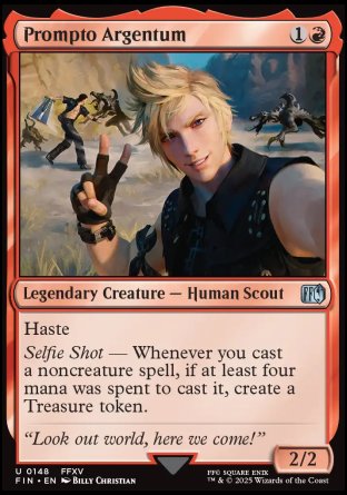 (148) Magic The Gathering Magic: The Gathering - FINAL FANTASY Single: Prompto Argentum  Uncommon