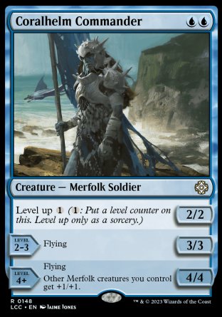 (148) Magic The Gathering Commander: The Lost Caverns of Ixalan Single: Coralhelm Commander  Rare