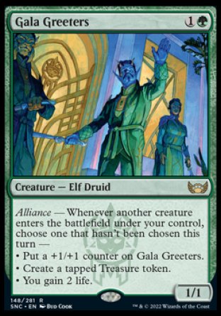 (148) Magic The Gathering Streets of New Capenna Single: Gala Greeters  Rare