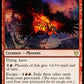 (148/254) Magic The Gathering Theros Beyond Death Single: Phoenix of Ash Holo Rare
