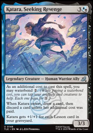 (148) Magic The Gathering Magic: The Gathering | Avatar: The Last Airbender: Eternal Single: Katara, Seeking Revenge  Uncommon