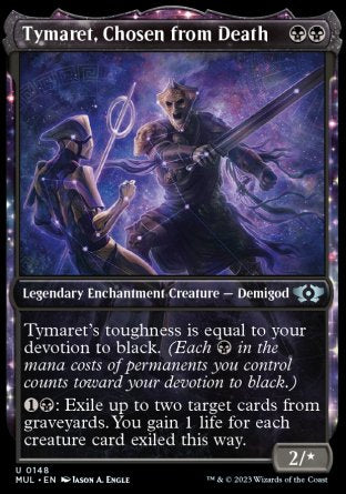 (148) Magic The Gathering Multiverse Legends Single: Tymaret, Chosen from Death (V.3) Holo Uncommon