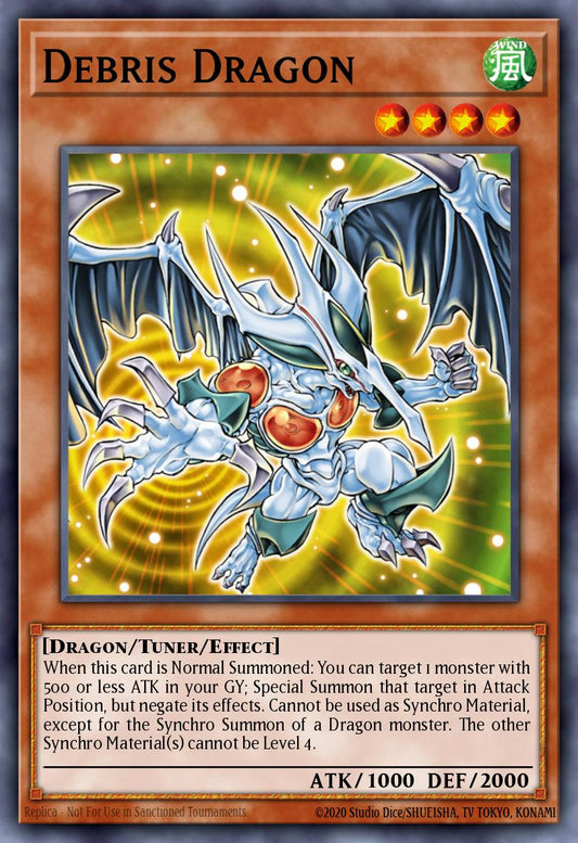 (214) YuGiOh TCG RA03: Quarter Century Bonanza Single: Debris Dragon (V.2 - Quarter Century Secret Rare)  Quarter Century Secret Rare