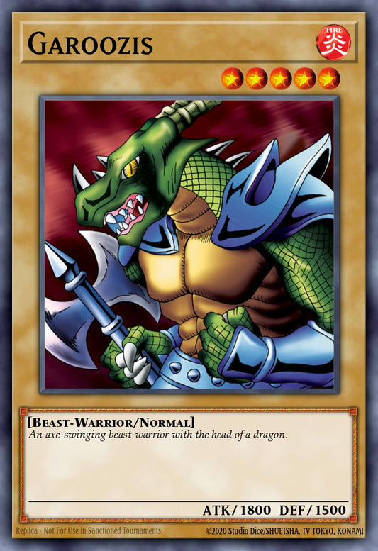 (009) YuGiOh TCG LCJW: Legendary Collection 4: Mega Pack Single: Garoozis  Common