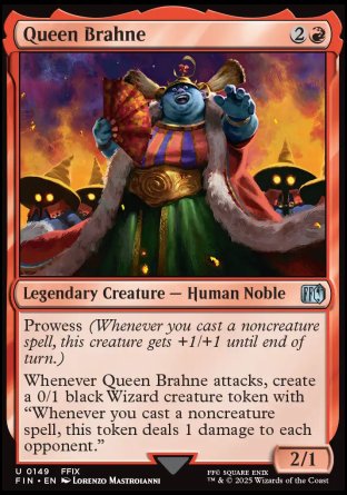 (149) Magic The Gathering Magic: The Gathering - FINAL FANTASY Single: Queen Brahne Holo Uncommon