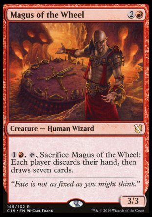 (149) Magic The Gathering Commander 2019 Single: Magus of the Wheel  Rare