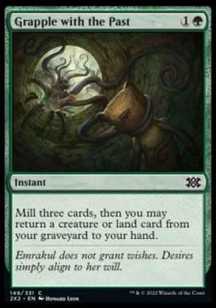 (149) Magic The Gathering Double Masters 2022 Single: Grapple with the Past Holo Common