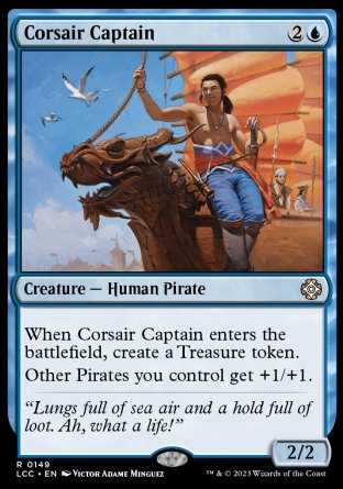 (149) Magic The Gathering Commander: The Lost Caverns of Ixalan Single: Corsair Captain  Rare