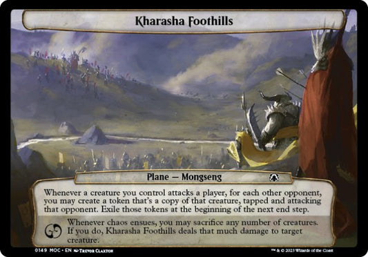 (149) Magic The Gathering Commander: March of the Machine Single: Kharasha Foothills  Common