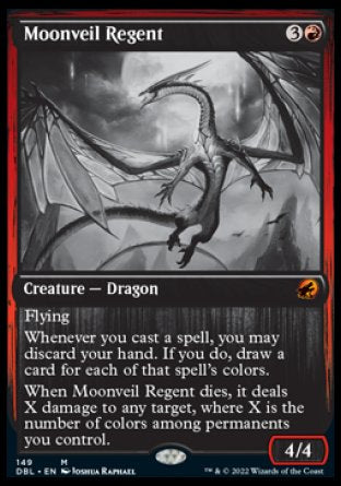 (149) Magic The Gathering Innistrad: Double Feature Single: Moonveil Regent  Mythic