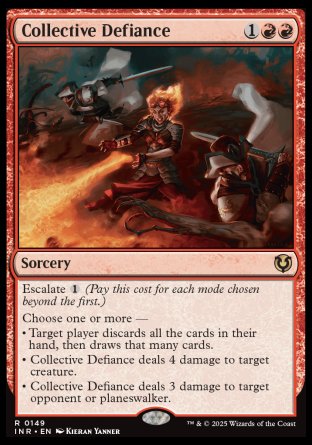 (149) Magic The Gathering Innistrad Remastered Single: Collective Defiance Holo Rare