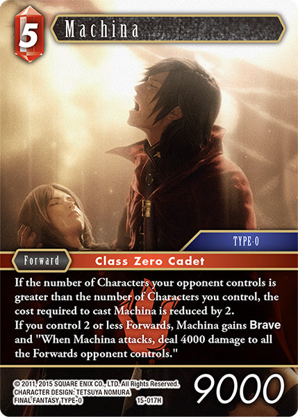 (017) Final Fantasy TCG Crystal Dominion Single: Machina (15-017)  Hero