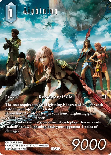 (14-041) Final Fantasy TCG Hidden Trials Single: Lightning (15-041) (V.2)  Legend