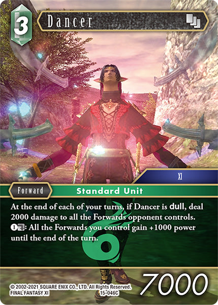 (046) Final Fantasy TCG Crystal Dominion Single: Dancer (15-046)  Common