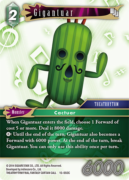 (050) Final Fantasy TCG Crystal Dominion Single: Gigantuar (15-050) Holo Common