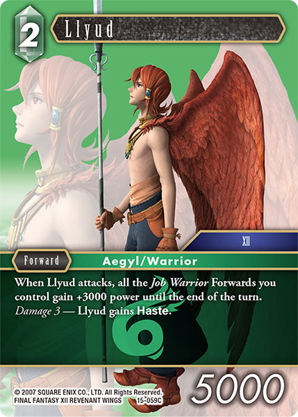 (059) Final Fantasy TCG Crystal Dominion Single: Llyud (15-059)  Common