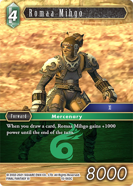 (063) Final Fantasy TCG Crystal Dominion Single: Romaa Mihgo (15-063)  Common