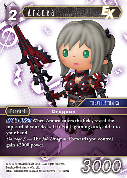 (087) Final Fantasy TCG Crystal Dominion Single: Aranea (15-087) Holo Common