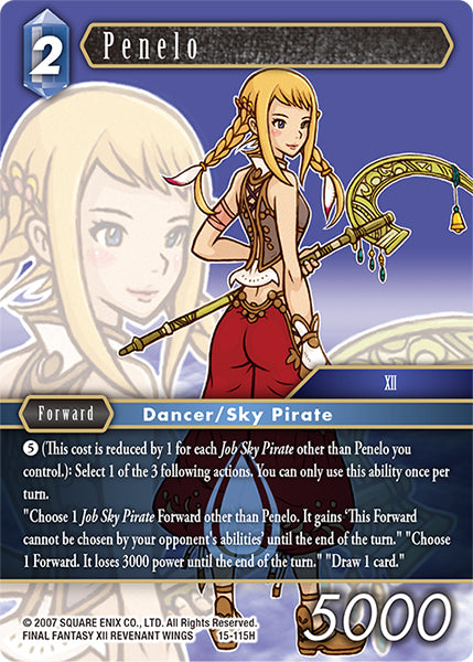 (115) Final Fantasy TCG Crystal Dominion Single: Penelo (15-115)  Hero