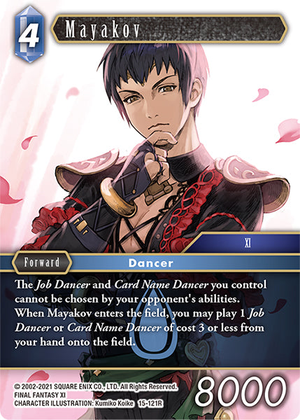(121) Final Fantasy TCG Crystal Dominion Single: Mayakov (15-121) (V.1) Holo Rare