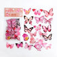 Original Deco Stickers: Butterfly: Pink