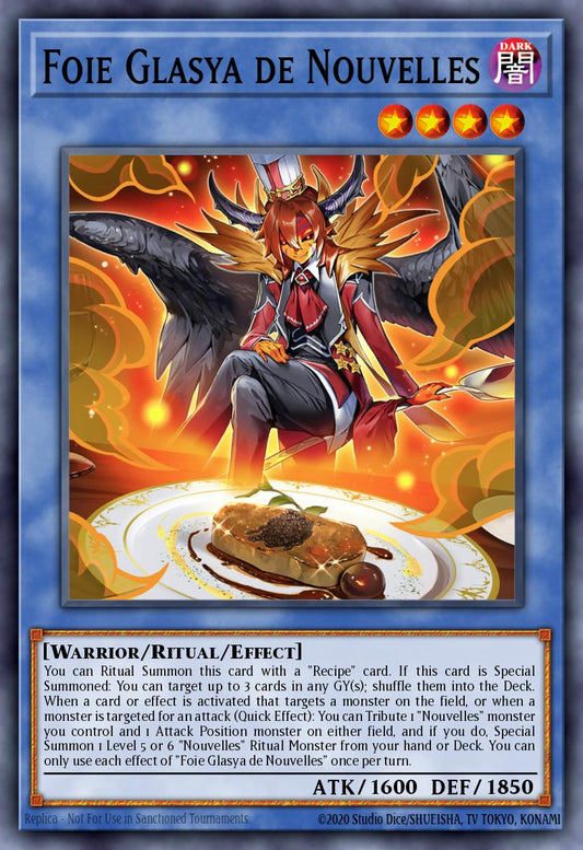 (032) YuGiOh TCG WISU: Wild Survivors Single: Foie Glasya de Nouvelles  Super Rare