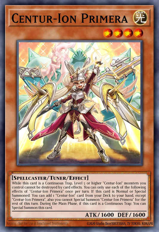 (143) YuGiOh TCG MP24: 25th Anniversary Tin: Dueling Mirrors Single: Centur-Ion Primera  Secret Rare