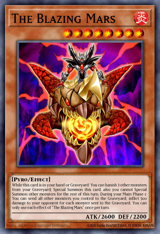 (103) YuGiOh TCG DLCS: Dragons of Legend: The Complete Series Single: The Blazing Mars  Common