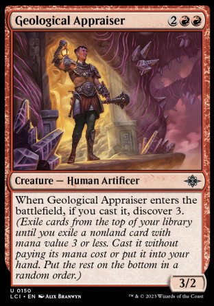 (150) Magic The Gathering The Lost Caverns of Ixalan Single: Geological Appraiser  Uncommon