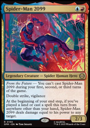 (150) Magic The Gathering Magic: The Gathering | Marvel's Spider-Man Single: Spider-Man 2099  Rare