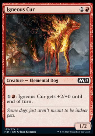 (150) Magic The Gathering Core 2021 Single: Heartfire Immolator Holo Uncommon