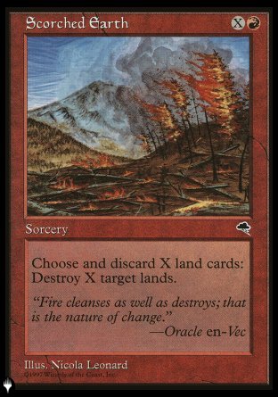 (200) Magic The Gathering The List Single: Scorched Earth  Rare