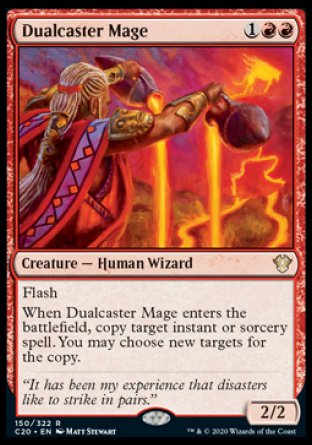 (150/322) Magic The Gathering Commander: Ikoria Single: Dualcaster Mage  Rare