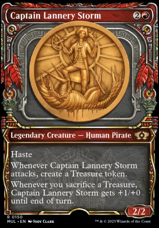 (150) Magic The Gathering Multiverse Legends Single: Captain Lannery Storm (V.4)  Rare
