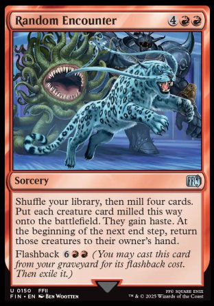 (150) Magic The Gathering Magic: The Gathering - FINAL FANTASY Single: Random Encounter  Uncommon