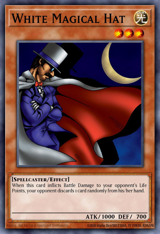 (016) YuGiOh TCG MRD: Metal Raiders Single: White Magical Hat (V.1 - Rare)  Rare