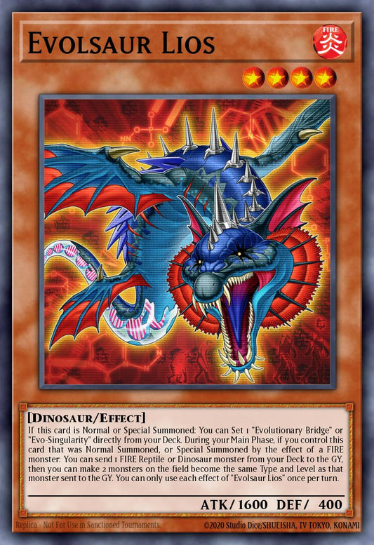 (214) YuGiOh TCG MP24: 25th Anniversary Tin: Dueling Mirrors Single: Evolsaur Lios  Ultra Rare
