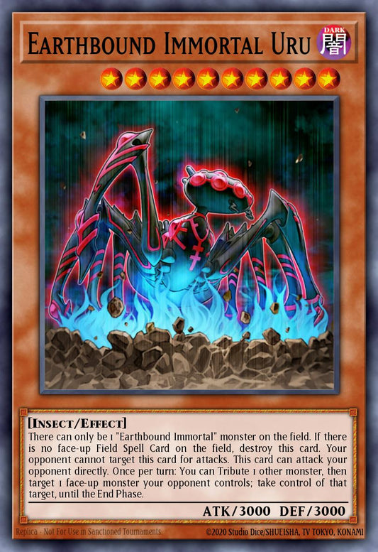 (025) YuGiOh TCG SOVR: Stardust Overdrive Single: Earthbound Immortal Uru (V.2 - Ultimate Rare)  Ultimate Rare